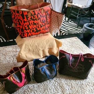 Louis Vuitton Neverfull GM Graffitti orange Limited Edition